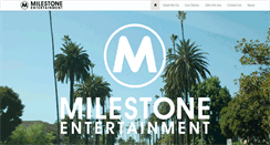 Desktop Screenshot of milestoneentertainment.com