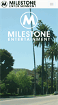Mobile Screenshot of milestoneentertainment.com